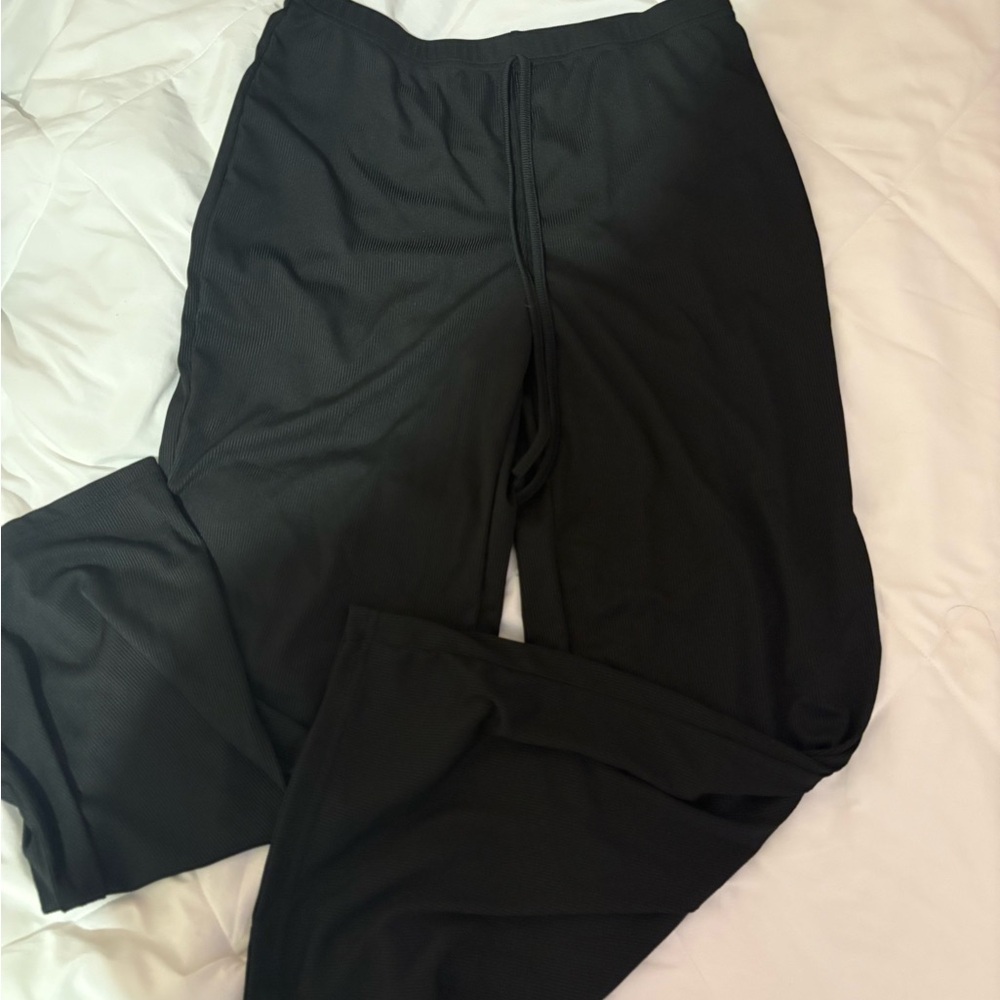SHEIN Black Track Pants
